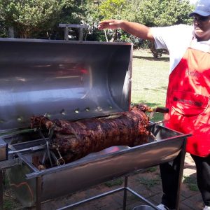 24 kg lamb on spit